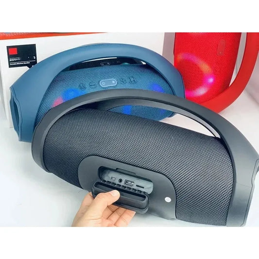 Waterproof Wireless Subwoofer 360 Stereo Surround TWS FM Boombox