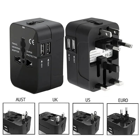 Universal Travel Adapter EU/UK/US/AU/AC