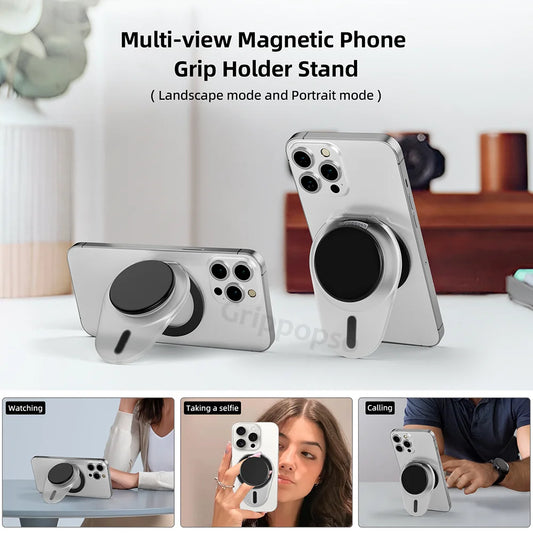 360° Rotation Magnetic Phone Grip Universal Cellphone Stand