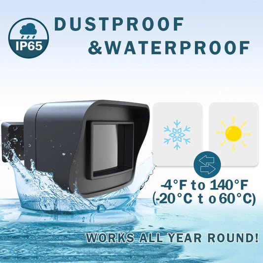 Weather Resistant WiFi Motion Sensor & Detector Smart Outdoor Home Security