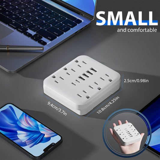 12-in-1 Converter Power Outlet with Overload Protection