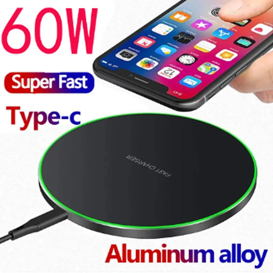 60w Wireless Charger Pad Fast Charging