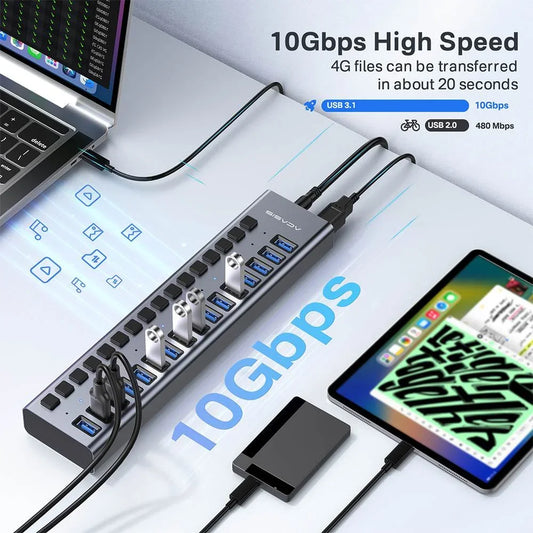Acasis USB 3.1 Hub 16/10/7
