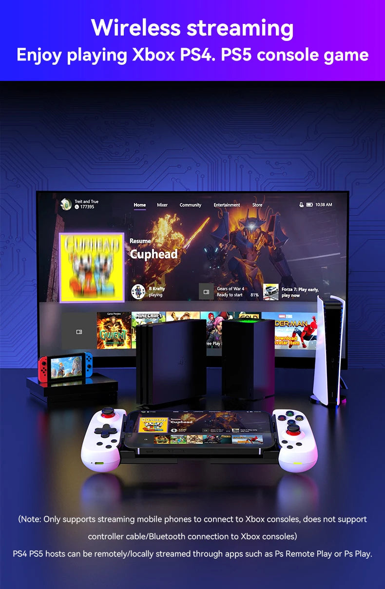 Mobile Game Controller Wireless Gamepad