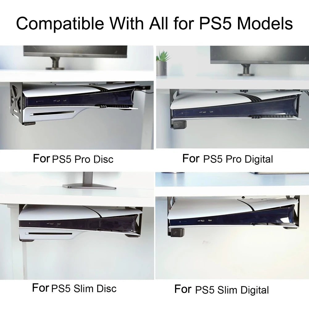 Space-Saving Game Console Holder Mount