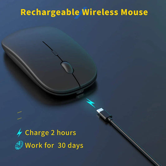 Slim Mini Noiseless Cordless Mouse 2.4G Mice for Home/Office