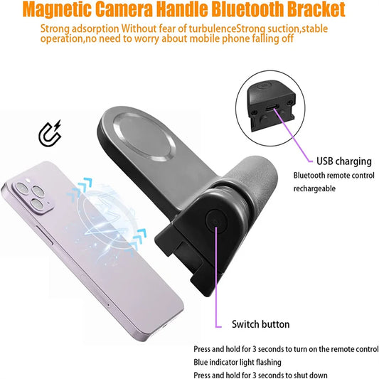 Magnetic CapGrip Magsafe Phone Grip Camera Phone Holder