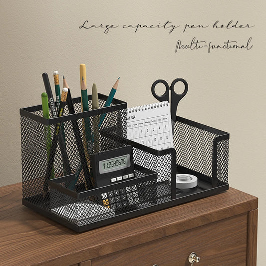 Mesh Desk Organizer Office Supplies