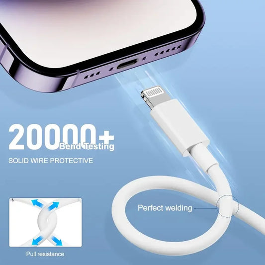 3PCS 5PCS MFi Certified USB Charging Cable