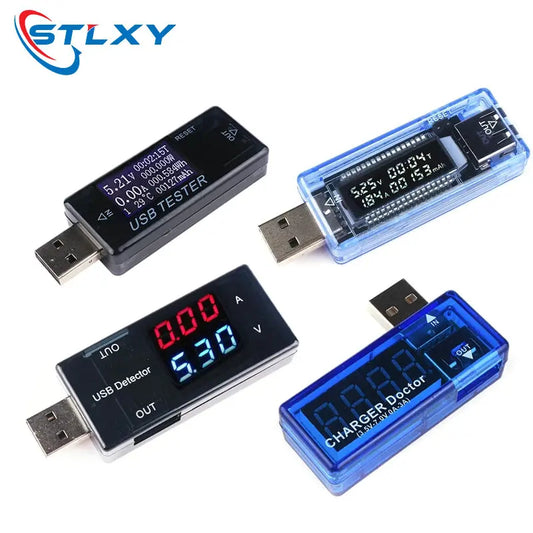 USB Voltmeter Ammeter Current Voltage Tester LCD Digital Display