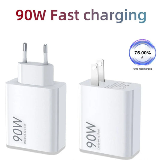 90W USB-C Quick Charger 3.0 USB Type C