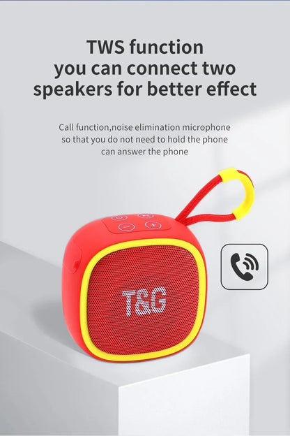 Bluetooth Speaker Mini Portable IPX4 Waterproof Wireless Loudspeaker