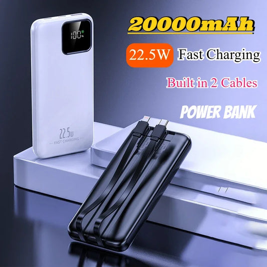 Portable Battery 20000mAh 22.5W Fast Charging Power Bank
