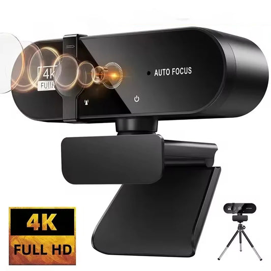 4K Webcam 1080P Mini Camera 2K Full HD